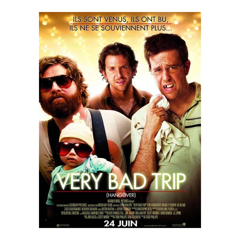 Film Very bad trip - Affiche neuve & originale - Format 120x160cm