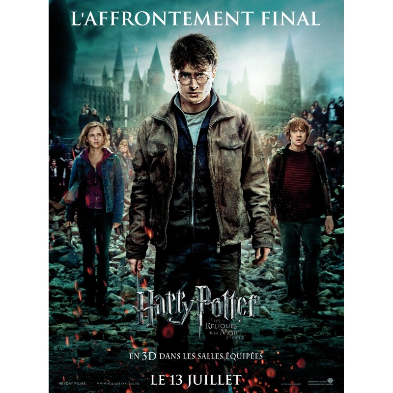 Film Harry Potter et les Reliques de la Mort (Harry Potter 7 partie 2) -  Affiche neuve & originale - Format 40x60cm